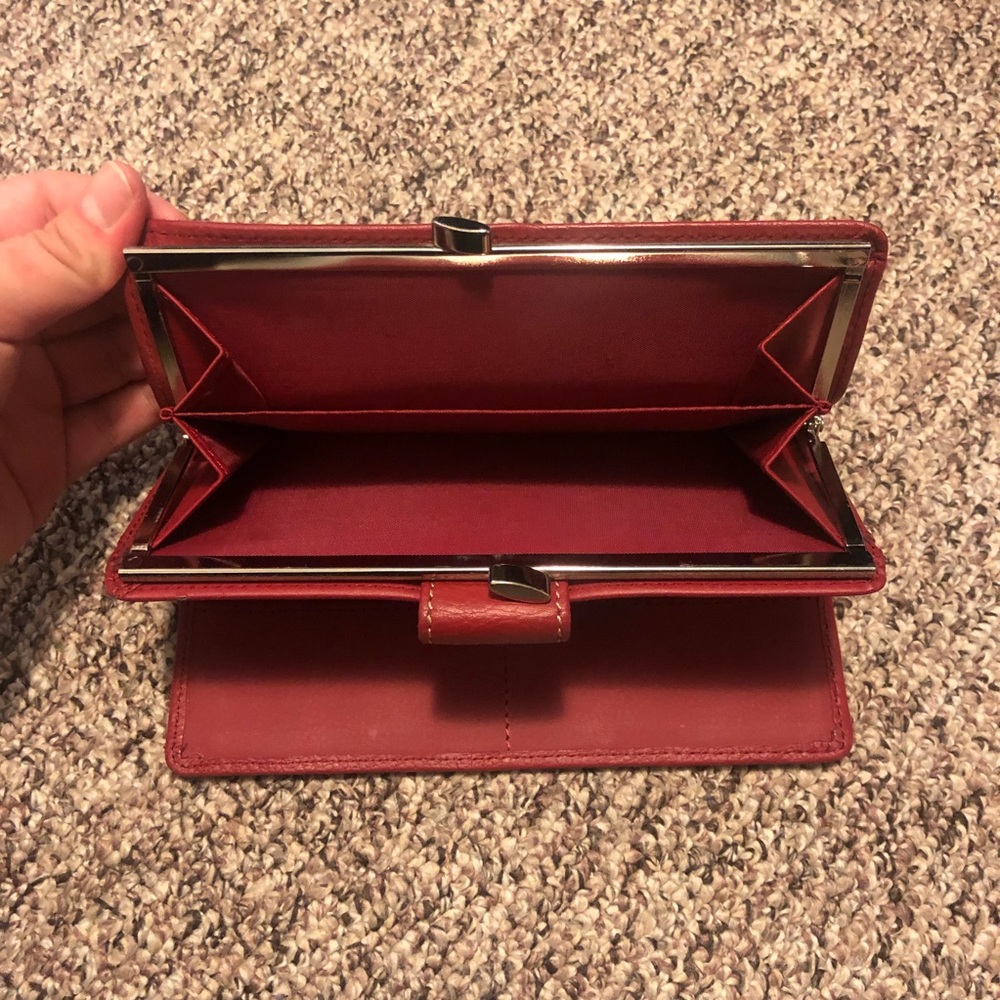 Red Leather Wallet - Picture 5 of 5